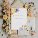 Search for purple and yellow wedding invitations Floral