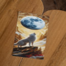 Search for wolf howling moon postcards Mountain
