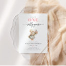 Search for adorable 1st birthday invitations Pink