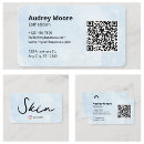 Search for skincare business cards Qr code