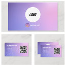 Search for skincare business cards Qr code