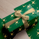 Search for dark green and gold wrapping paper Modern