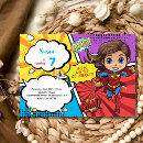 Search for supergirl birthday invitations Cartoon