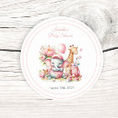 Search for girl elephant baby shower stickers Giraffe