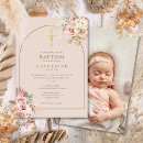 Search for blush pink christening invitations Floral