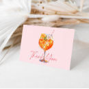 Search for cocktail party thank you cards Love at first spritz