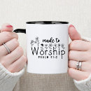 Search for worship coffee mugs Bible