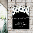 Search for white flowers welcome wedding signs Floral