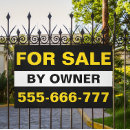 Search for real estate signs Broker