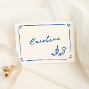 Search for navy blue place cards Whimsical