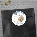 Search for 90th birthday party stickers Elegant