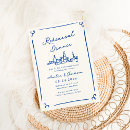 Search for navy rehearsal dinner invitations Typography