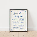 Search for bar menu posters Typography