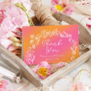 Search for pink and orange thank you cards Simple