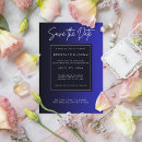 Search for midnight blue save the dates Simple