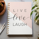 Search for live laugh love notebooks Motivation