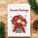 Search for original art christmas cards Red