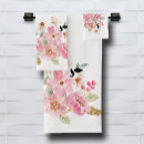 Search for pink floral bath towels Elegant