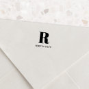 Search for monogram postage rubber stamps Simple