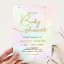 Search for rainbow baby shower invitations Gold