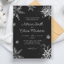 Search for snowflake wedding invitations Watercolor