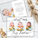 Search for new years birth announcement cards Minimalist
