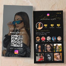 Search for influencer business cards Makeup artist lashes beauty
