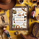 Search for how the west was one birthday invitations Cowboy