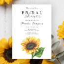 Search for sunflower bridal invitations Elegant