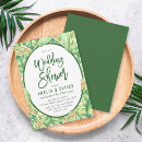 Search for tropical shower wedding invitations Botanical