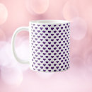 Search for purple and white mugs Heart