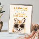 Search for fox baby shower posters Watercolor