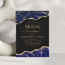 Search for agate bridal shower invitations Gold