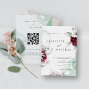 Search for burgundy and green wedding invitations Floral