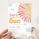 Search for my little sunshine baby shower invitations Boho