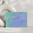 Search for gradient wedding invitations Unique