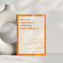 Search for fuchsia baby shower invitations Modern