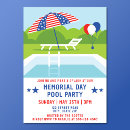 Search for memorial day pool party invitations Summer