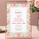 Search for peony birthday invitations Adult