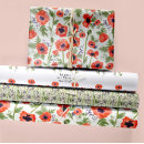 Search for orange poppy wrapping paper Elegant