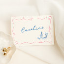 Search for pink place cards Whimsical