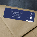 Search for sea blue return address labels Lighthouse