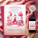 Search for princess sleepover invitations Pink