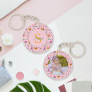 Search for pattern pink key rings Watercolor