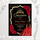 Search for red dress quinceanera invitations Tiara crown