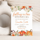 Search for floral pumpkin baby shower invitations Autumn