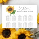 Search for sunflower wedding seating charts Watercolor