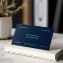 Search for blue and white business cards Professional
