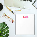 Search for monogrammed notepads Initials