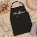 Search for simple graphics aprons For her